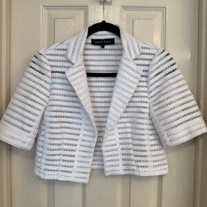 Nanette Lepore Jacket Size 4 White
